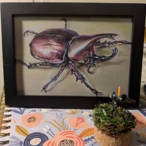 Original Artwork - Rhinoceros Beetle